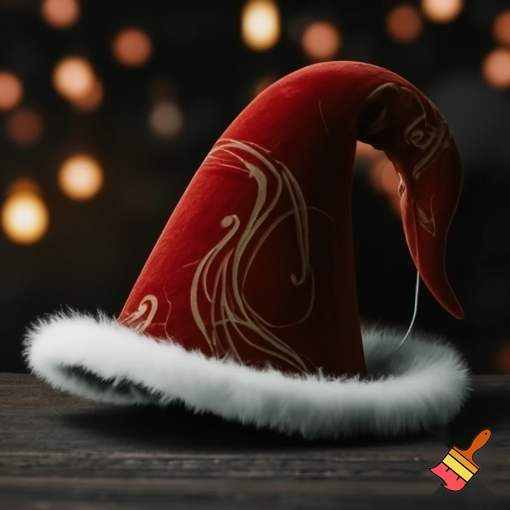 Christmas wizard hat