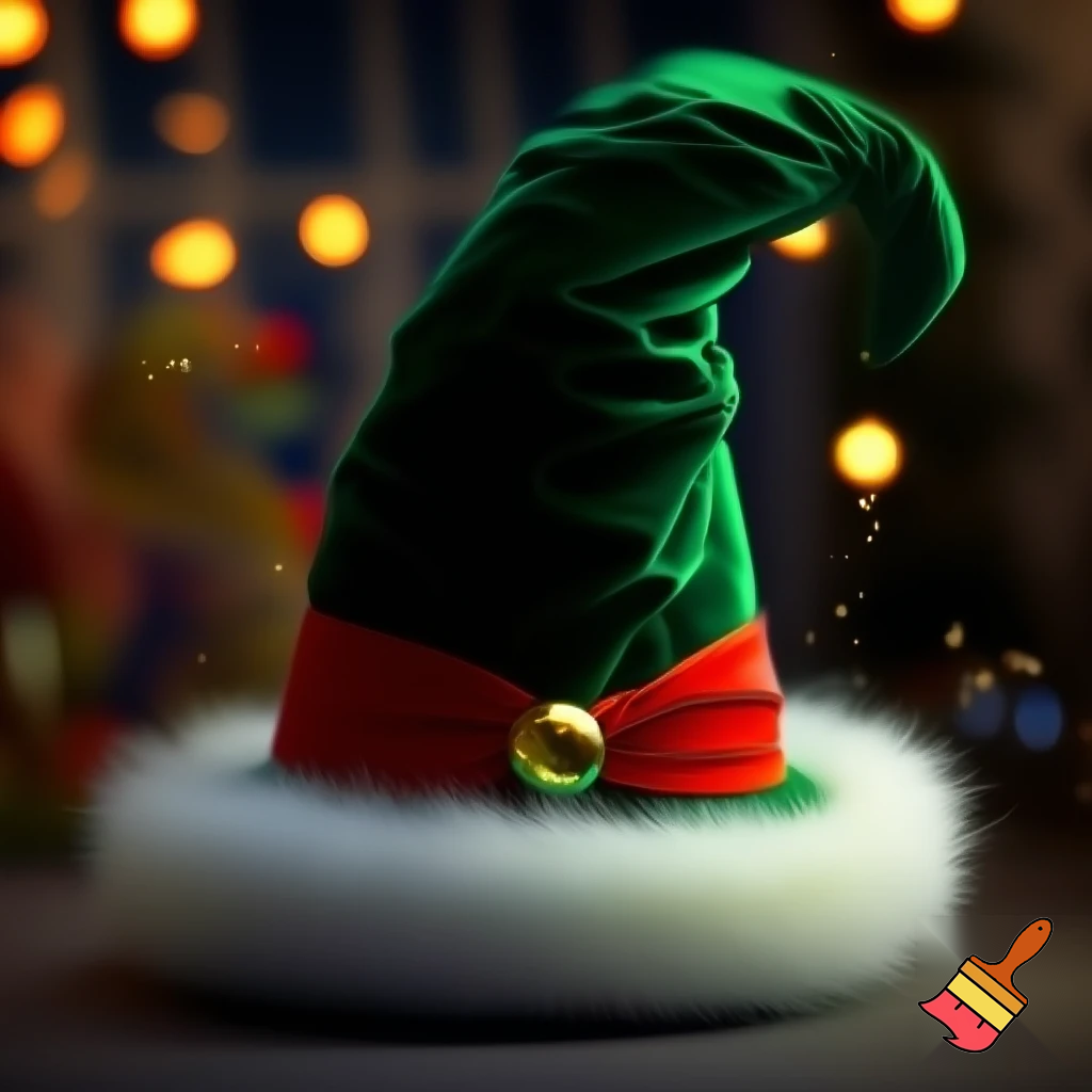 Christmas wizard hat