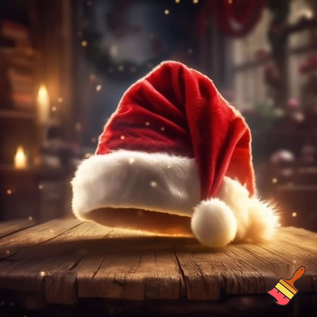 Christmas wizard hat red Santa Claus hat