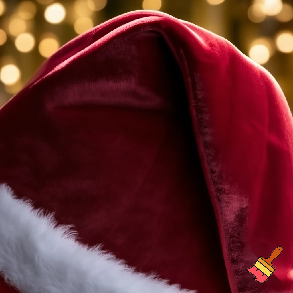 Christmas Santa Claus velvet hat delicate special delicate hat