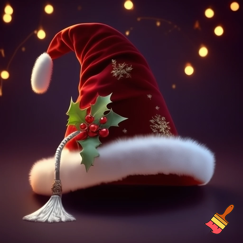 Christmas wizard hat