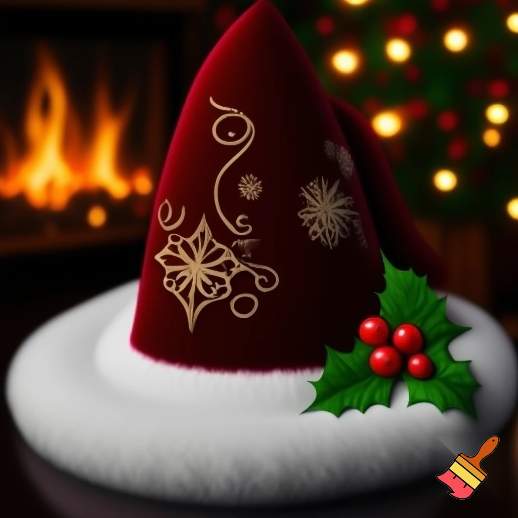 Christmas wizard hat