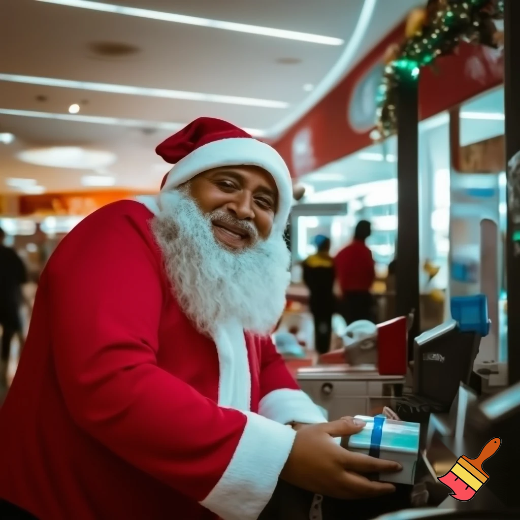 Santa Claus shopping Centre Karingal hub the 26th the real Santa Claus