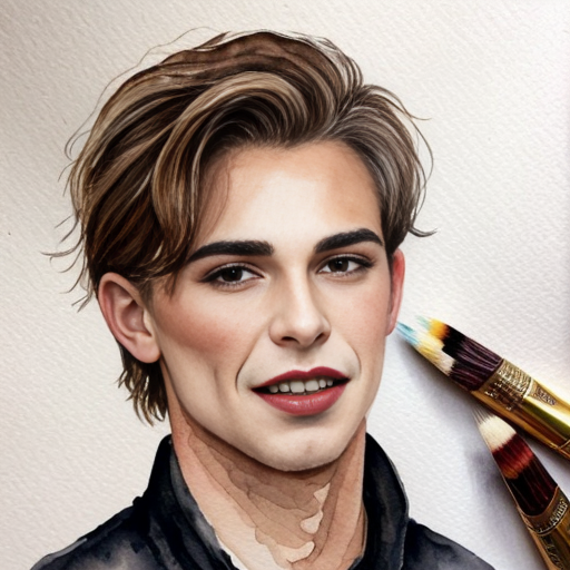 Vampire Prince with Brown Hair 