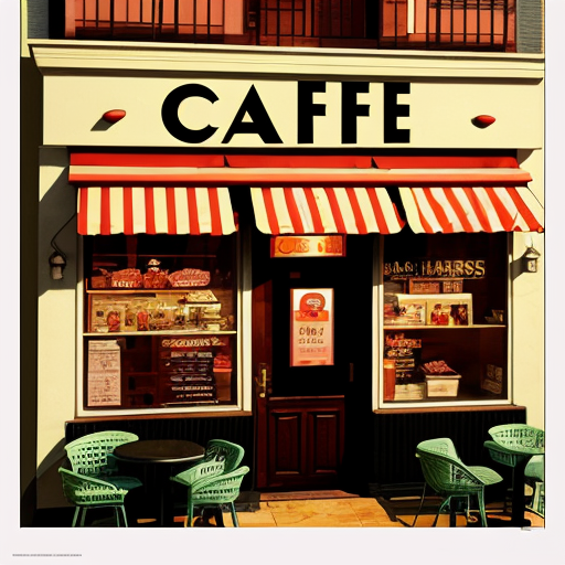 cafe or resturaunt poster
