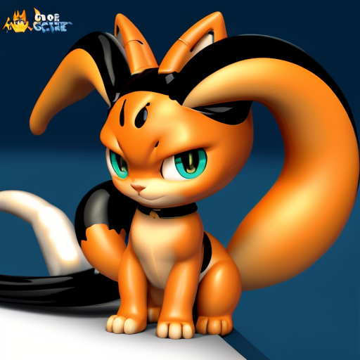black and orange miles tails prower cat black and orange klonoa cat black and orange meowth fusion withe blue eyes meowth