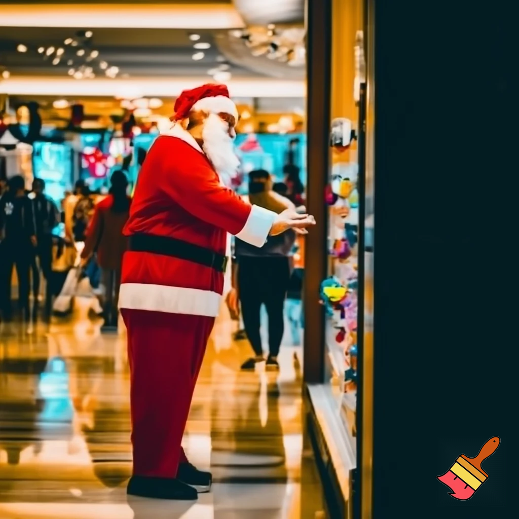 Santa Claus shopping mall