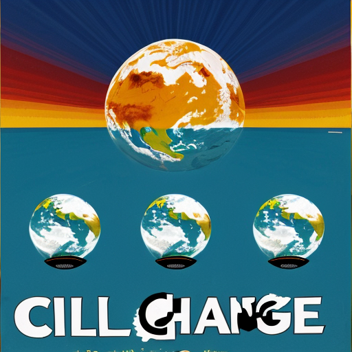 poster for the world climate change
