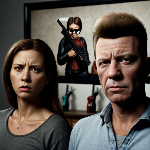 the simpons with guns