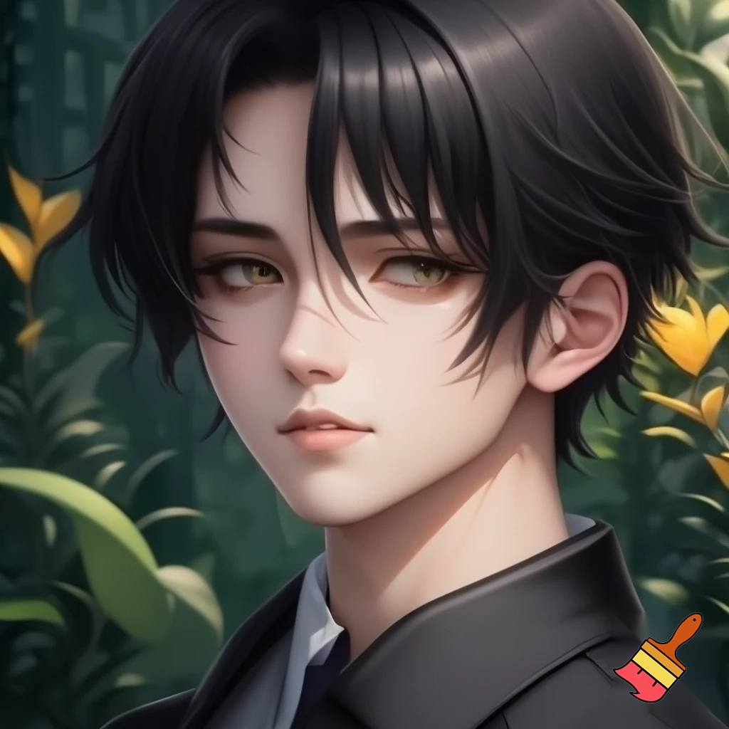 Детализированная иллюстрация в эстетике аниме, но более натуральные пропорции и текстуры (semi-realistic anime). Формат 16:9, высокое качество, четкие линии, мягкая цветокоррекция, ощущение движения и атмосферы «райского сада».

Сцена: райский сад с фруктовыми деревьями (апельсины, яблоки, виноград), цветущие поляны, солнечные лучи сквозь листву, на заднем плане водопад и радуга, в небе белые голуби и мелкие птицы, бабочки. 

Композиция: основные животные расположены НЕ у самого переднего края, а чуть дальше по тропинке (средний план), дружелюбные, желанные мордочки, смотрят на зрителя. Разнообразие размеров: крупные (слон, жираф), средние (лев, панда, лиса, собака), мелкие (кролик, утенок, ежик/грызуны), несколько детёнышей.

Передний план: слева крупный павлин с раскрытым хвостом, справа на ветке или рядом 2 ярких попугая ара (красный и синий), добавить сочную траву и цветы на переднем крае.

Текст: в нижней правой части деревянная табличка/указатель (как элемент сцены, не как наложение). На табличке ДВЕ строки строго с таким написанием (кириллица, без ошибок):
1) «Дима и Катя, мы ждём вас с нетерпением!»
2) (прописью, курсивом/каллиграфией) «Друзья в Раю.»

Важно: сохранить читабельность и точное написание букв, особенно «ждём», «нетерпением», «Друзья», «Раю». Без тире. 
Освещение естественное, реалистичные детали меха/перьев, но стиль аниме (выразительные глаза, мягкие градиенты).
