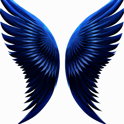 generame una imagen de unas alas bancas con un fondo transparente
