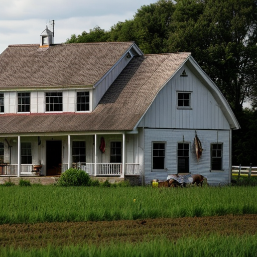 a normal farm house