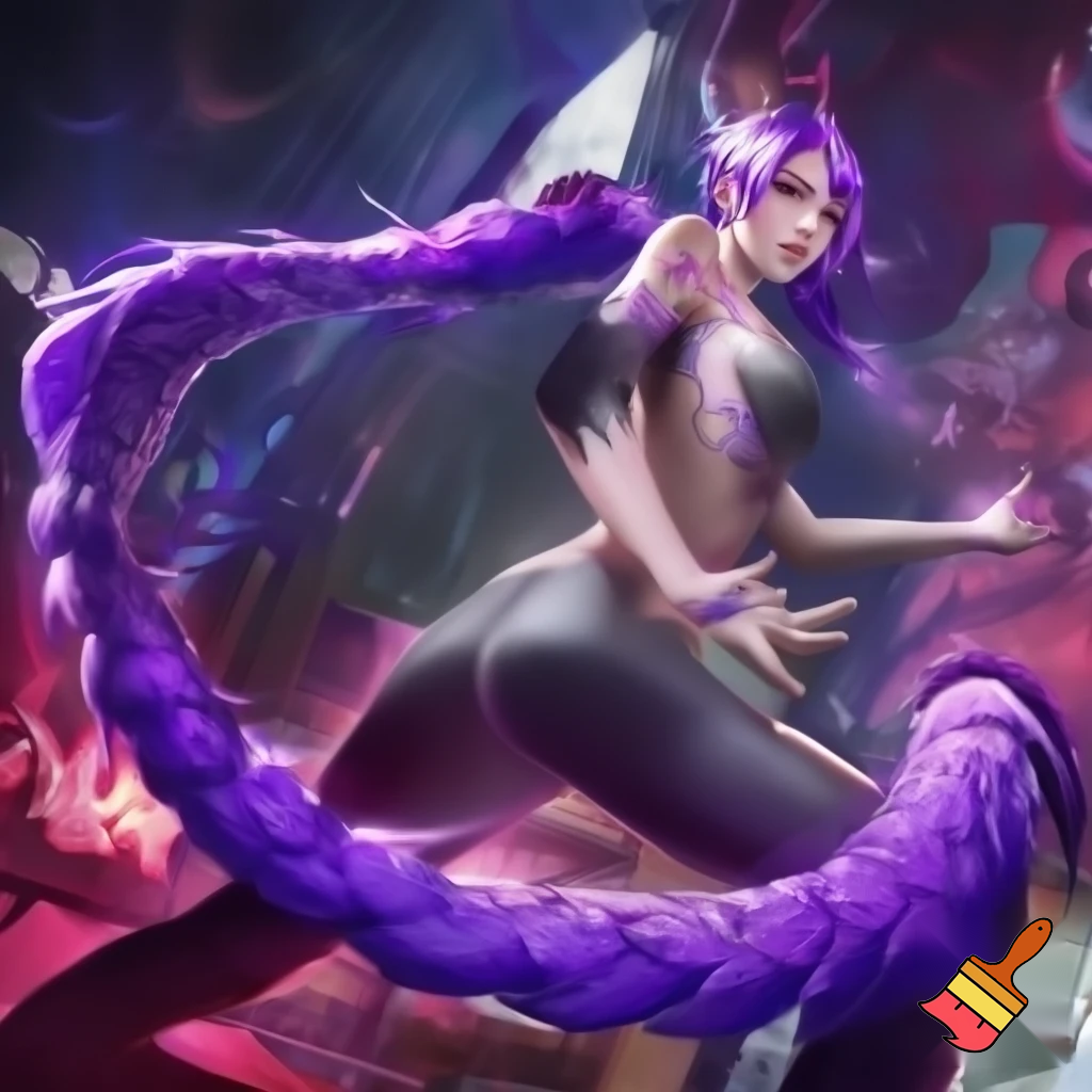 rumi, the main character in the animated film KPop Demon Hunters, is described as a slim and athletic young Korean woman in her early twenties. Her physical description in the film is highly stylized to reflect K-pop idol beauty standards, but the character design also emphasizes her strength and agility as a demon hunter. ties, reconciling her dual nature and the markings that appear on her skin. The hair is a vibrant, brilliant purple (often described as lavender or lilac in fan discussions). Unlike the demon patterns on her body which change color, the purple hair is a static feature that she has had since childhood, suggesting it is a natural result of her half-demon heritage rather than dye.
Style: Her hair is typically styled in a very long, high-swept braid that reaches down to her calves or even ankles. The specific braiding technique is most often a dragon braid or pull-through braid, which gives it a voluminous, segmented, and rope-like appearance that can whip around dramatically during fight scenes.