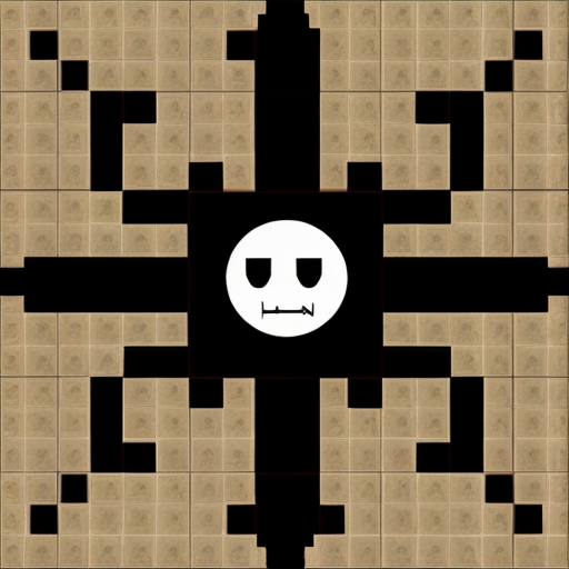 a square with 4 sections the top left section has a creeper face the top right section has enderman eyes the bottom left corner has a cat icon and the last section has two leafs overlapping each other