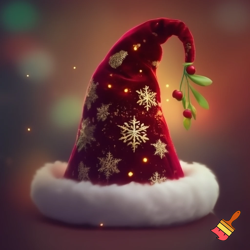 Christmas wizard hat
