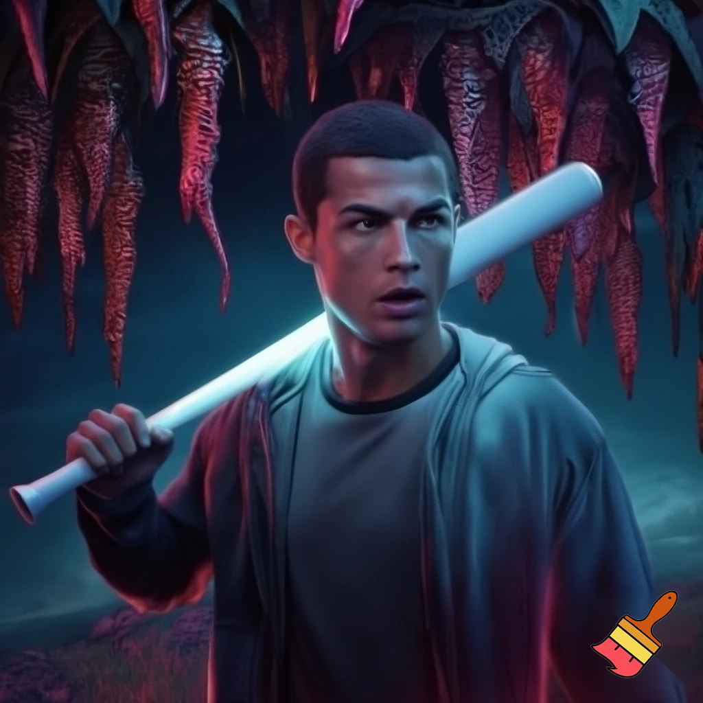 ronaldo in stranger things