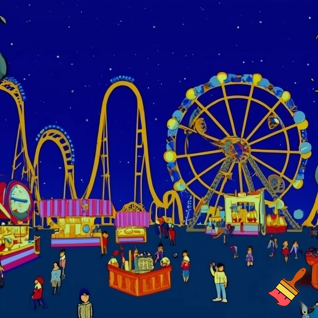Luna Park cartoon
