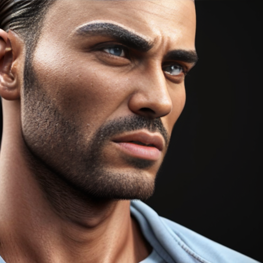 a guy that has a massive forehead