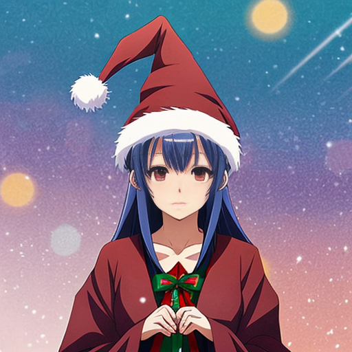 Christmas wizard hat