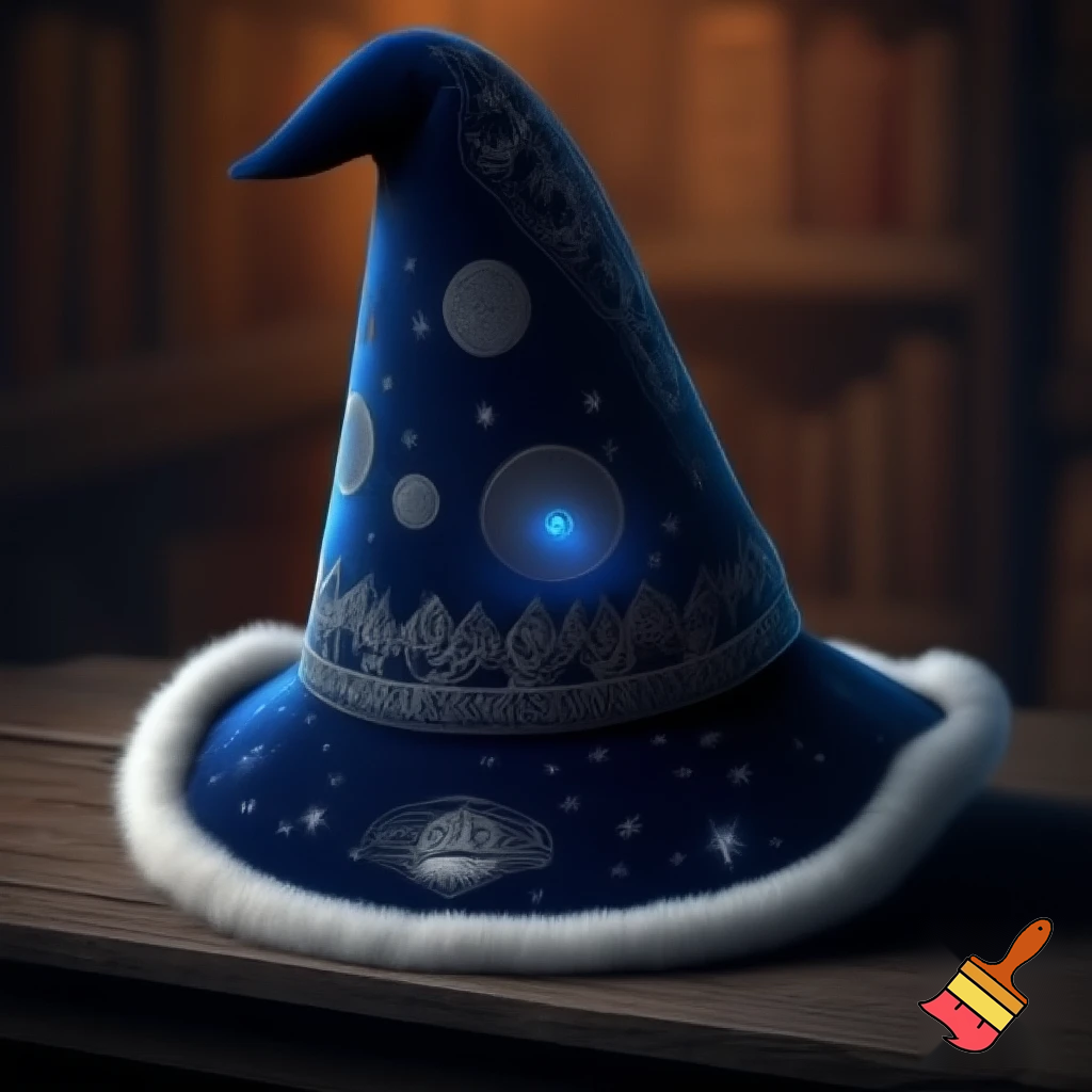 A wizard Christmas hat
