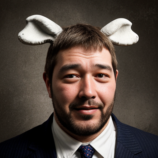 man with donkey head