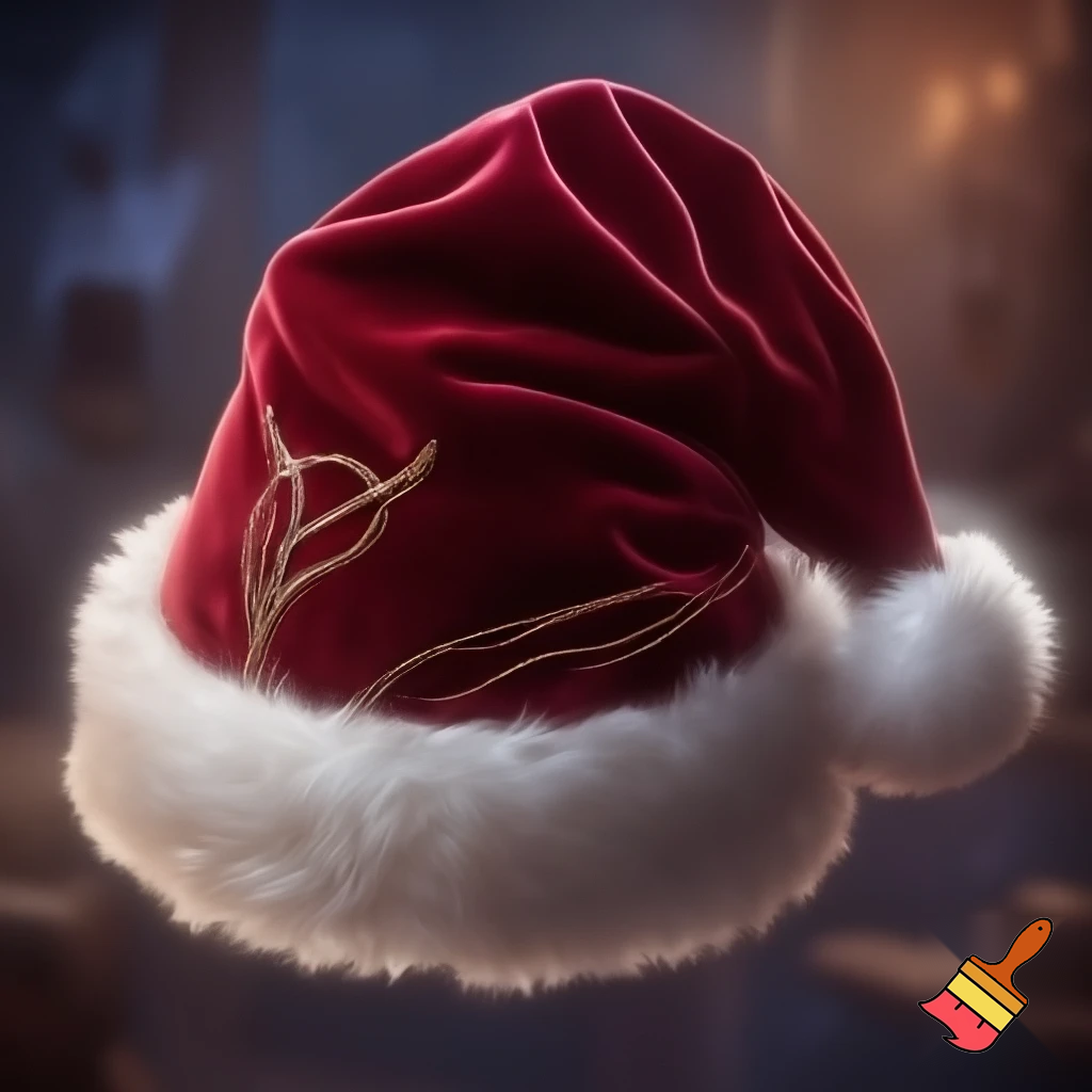 Elf Santa Claus hat velvet Santa Claus elf hat Santa Claus