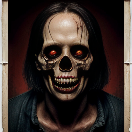 A terrifying poster for a horror film