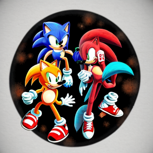 Sonic & Tails & Knuckles & Amy & Jewel VS Zombie Dark