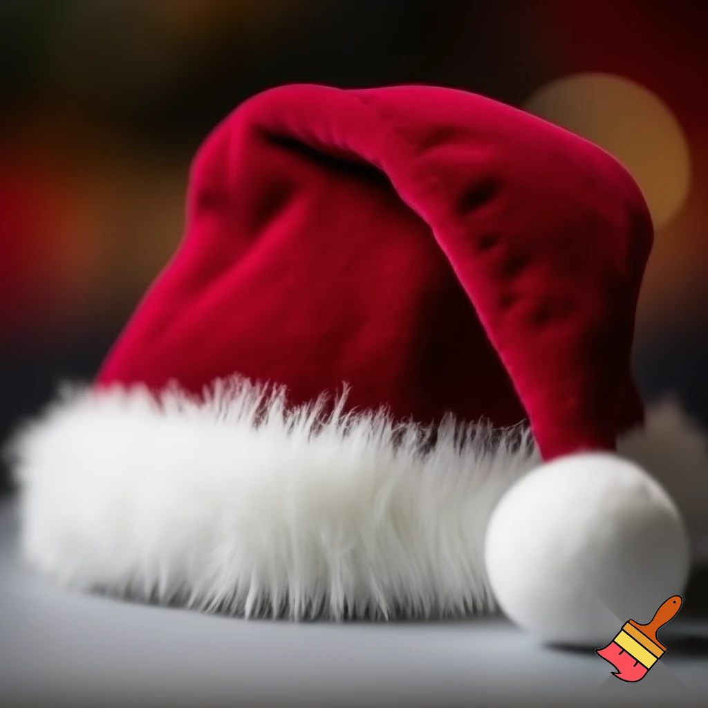 Santa Claus top hat special one special in delicate Santa Claus hat velvet
