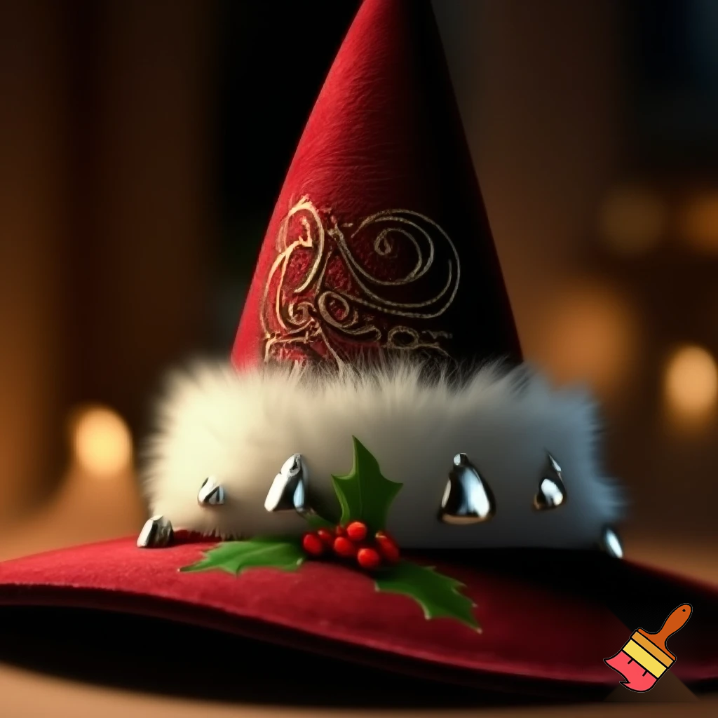 Christmas wizard hat