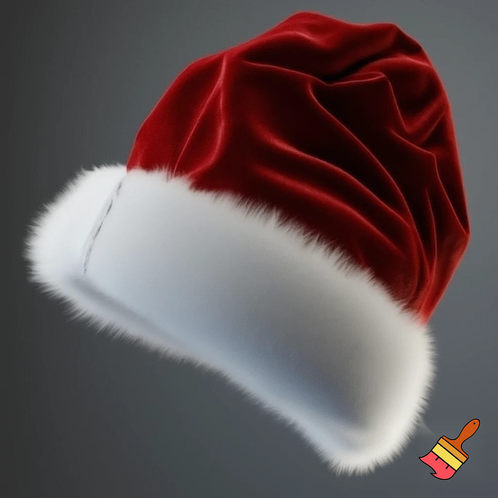 Christmas Santa Claus velvet hat delicate special delicate hat