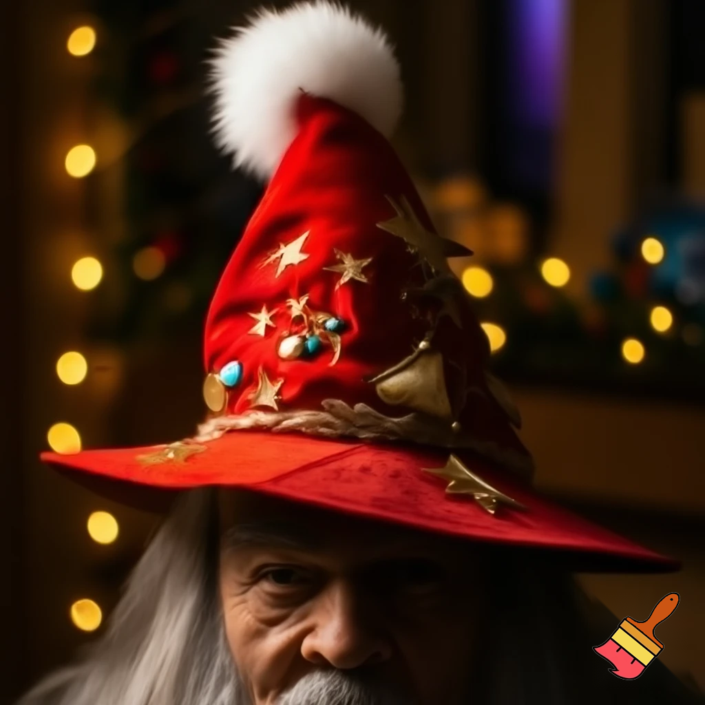 Christmas party hat wizard hat