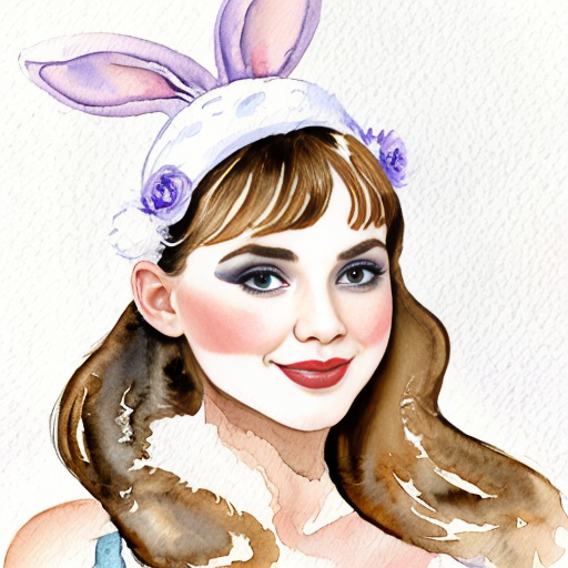  Purple and white Easter bunny headband top hat headband with gold