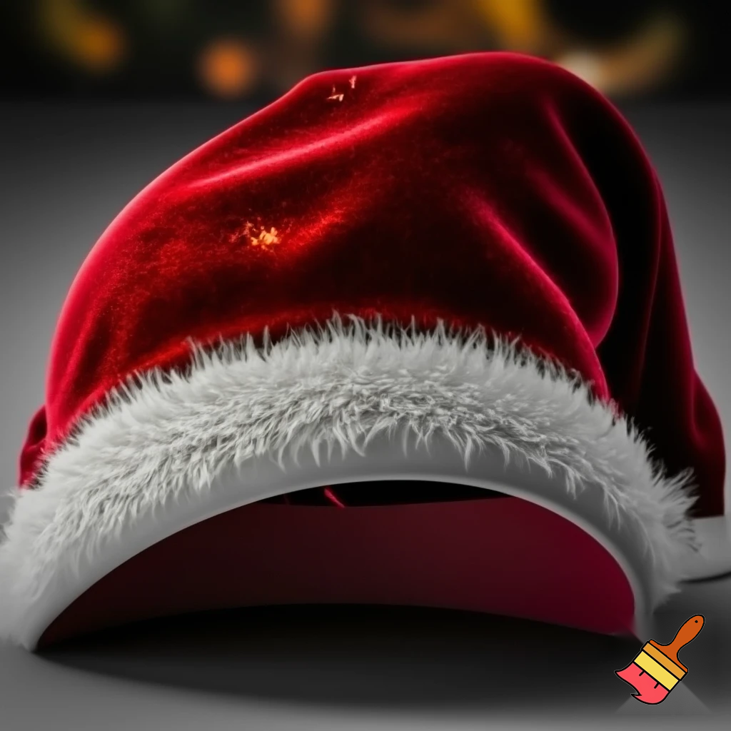 Christmas Santa Claus velvet hat delicate special delicate hat