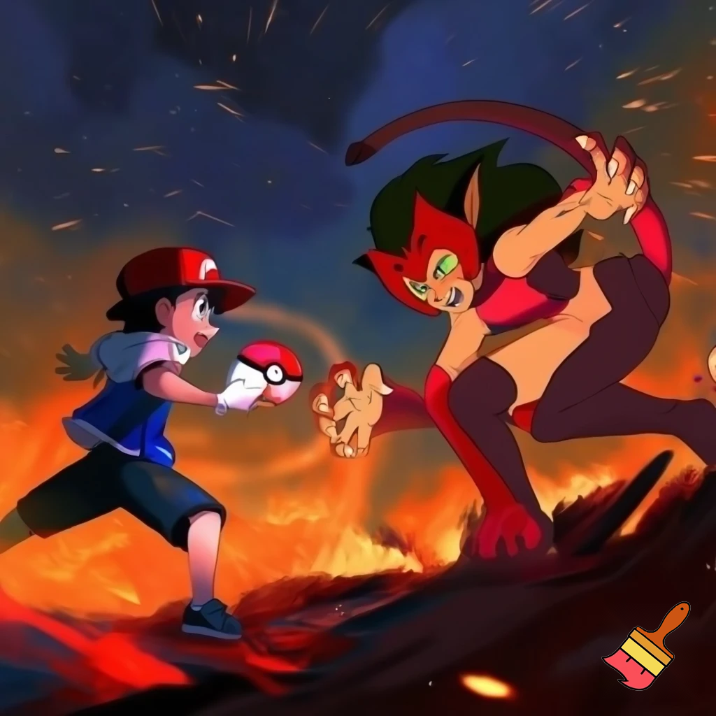 Ash Ketchum vs catra

