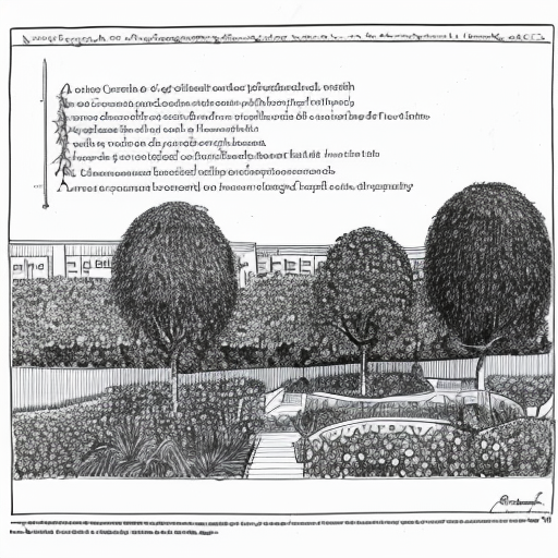 a line drawing in landscape of the words Kanwal Gardens Care Community, australian plants and birds around the writing