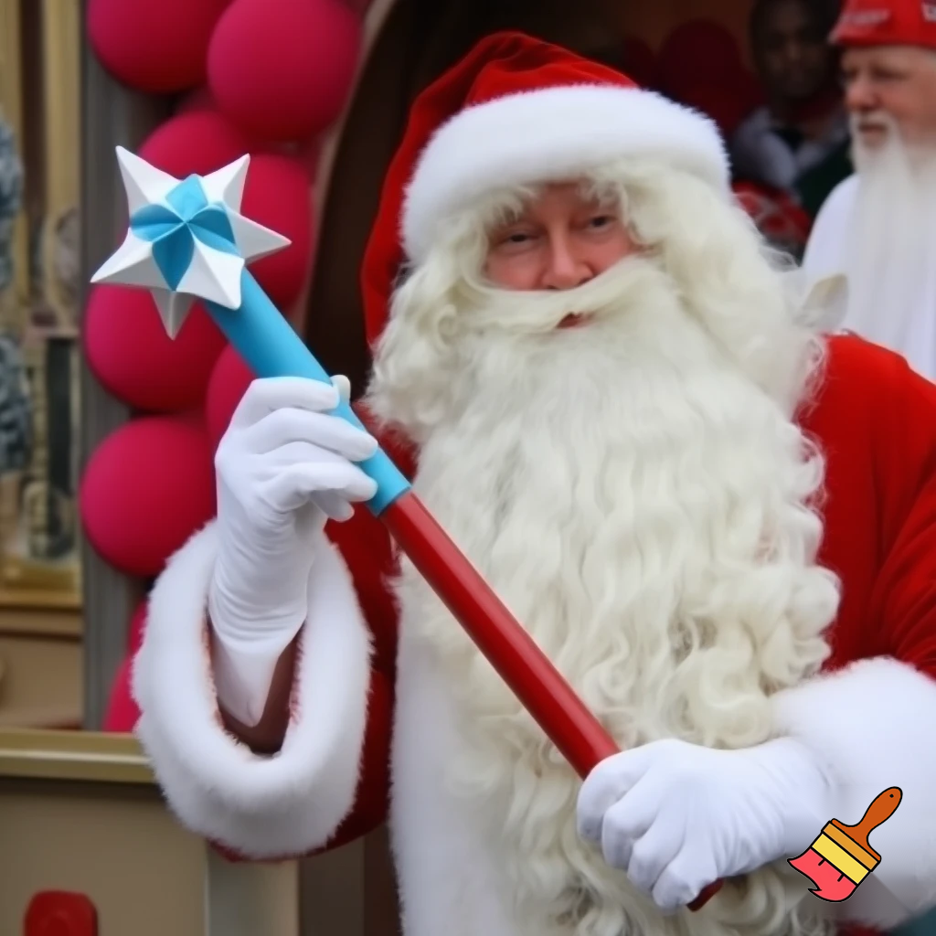 Santa Claus Pennwell Disney🇫🇷 wizard Santa Claus Santa Claus real person Disneyland Paris Santa Claus in Paris the wizard💫🏰 a wizard hat Magic Star wand