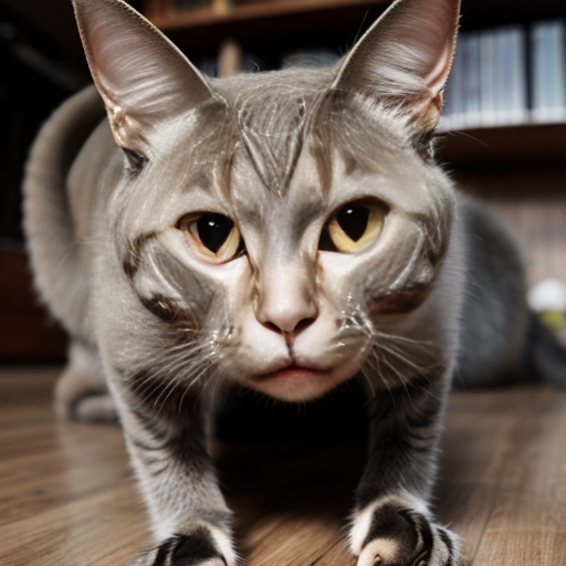 Merge a monkey and a cat into one creature 