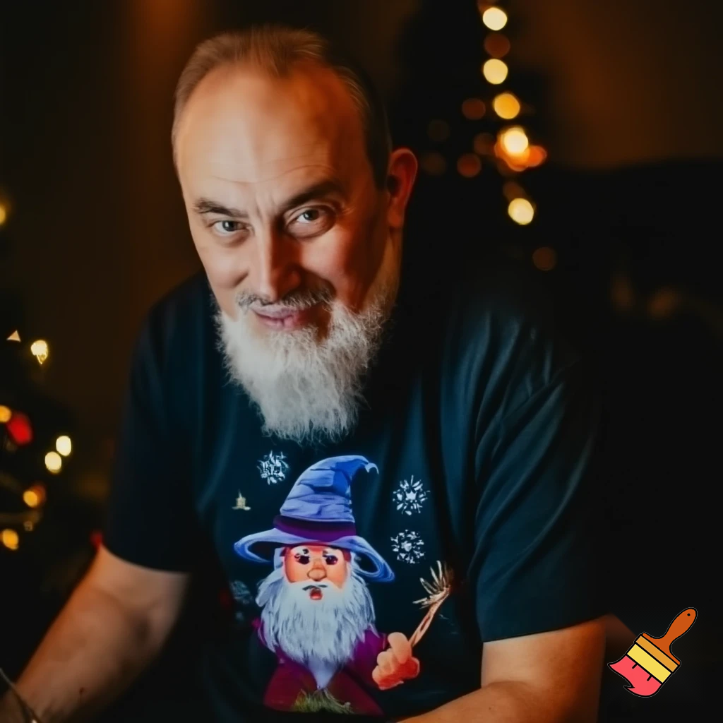  The wizard Christmas T-shirt Christmas