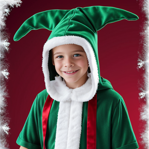 Christmas wizard hat costume