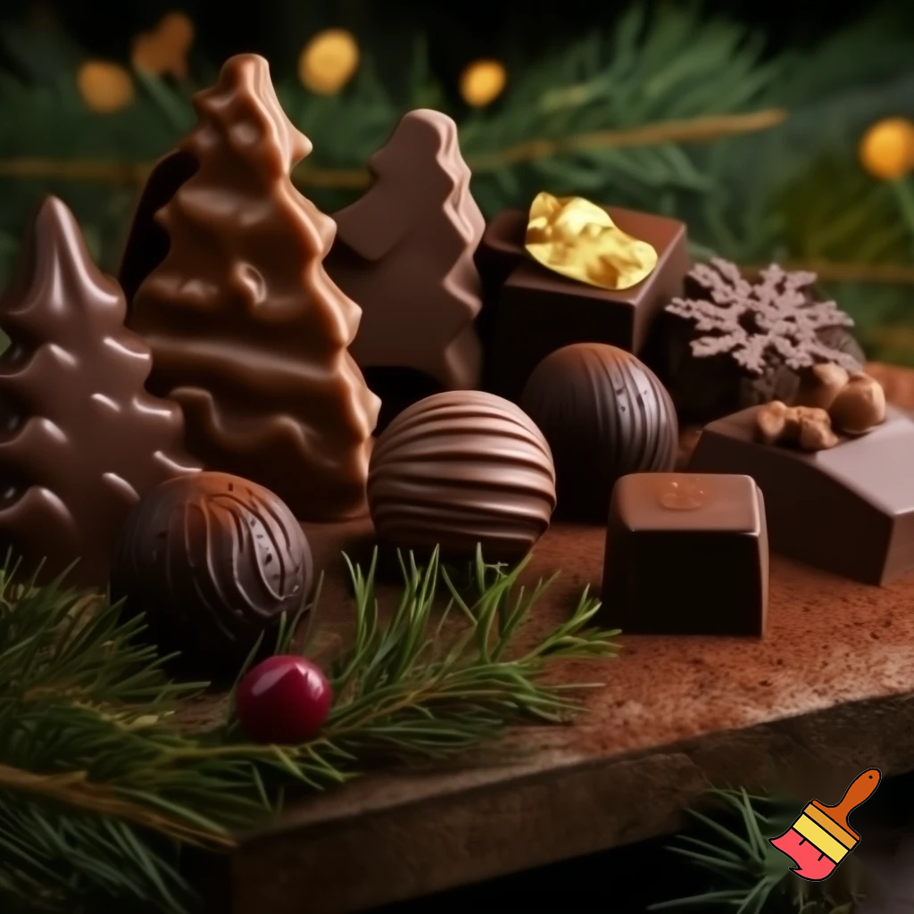 Chocolates special chocolate Christmas one
