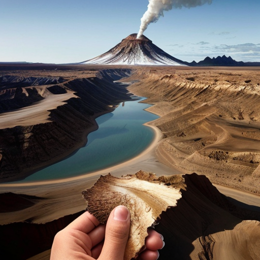 a beautiful world vs an unforgiving dangerous side caused by climate change