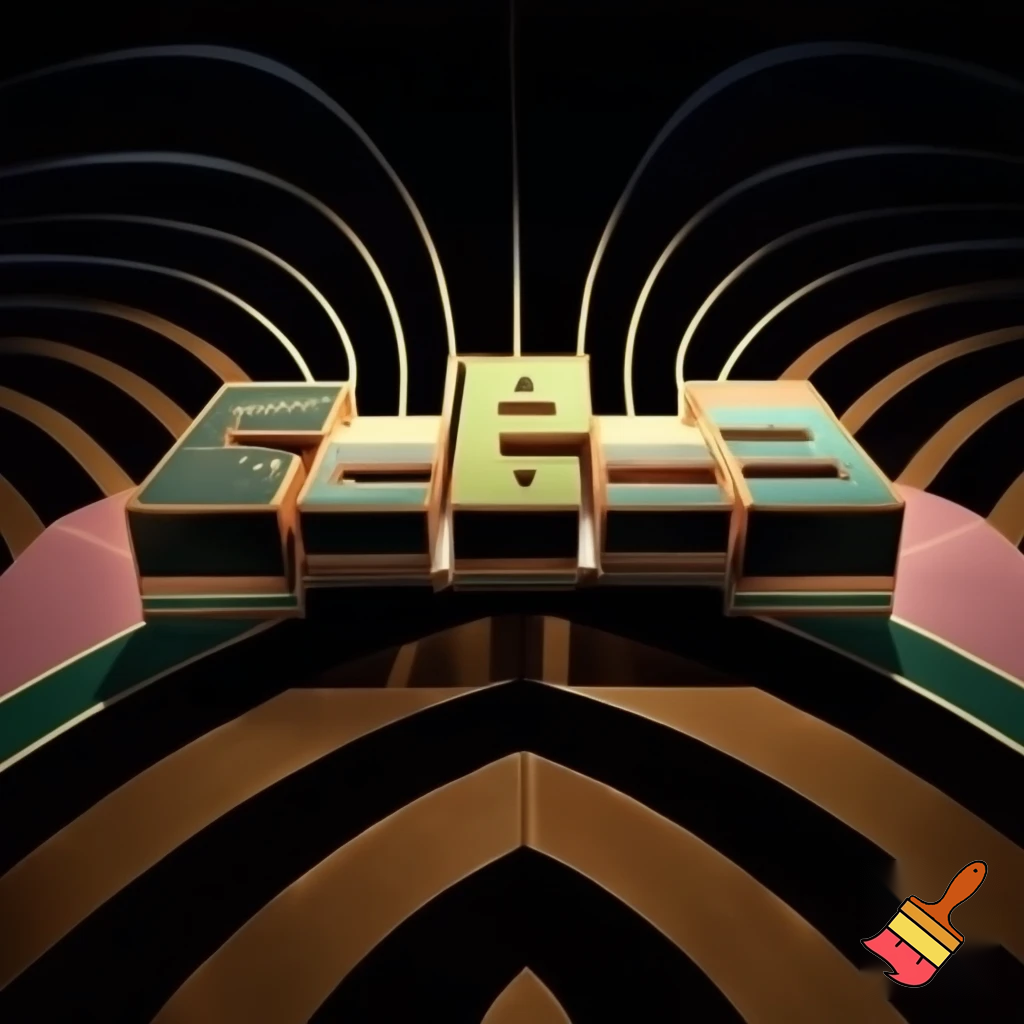 1 point perspective 1930s poster art deco about wordle easy to draw
