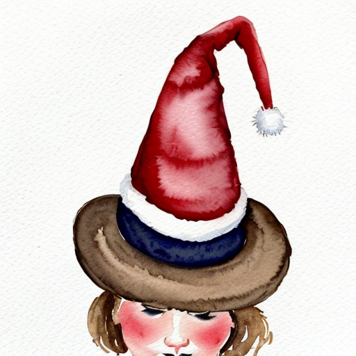 Christmas wizard hat