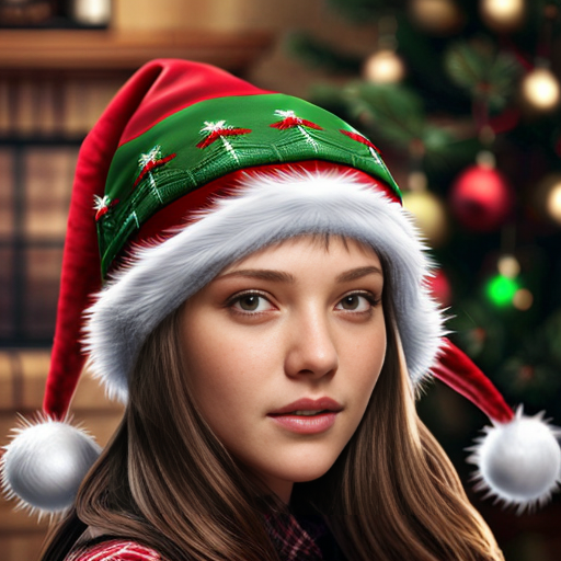 Christmas wizard hat Bendy hat