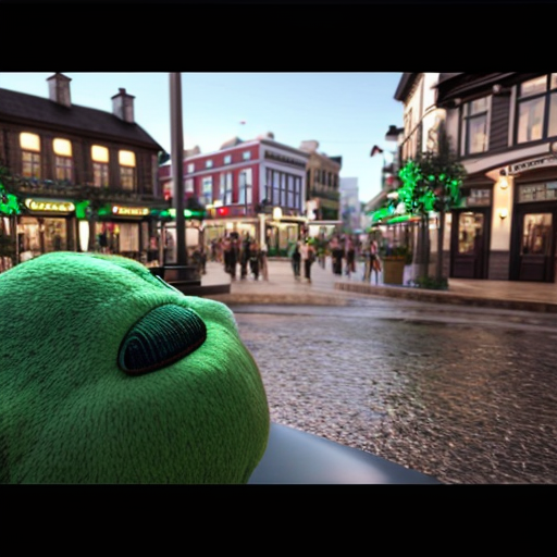 st patrick's day town square and street