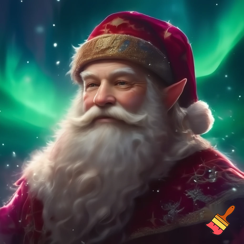 Elf Santa Claus hat velvet