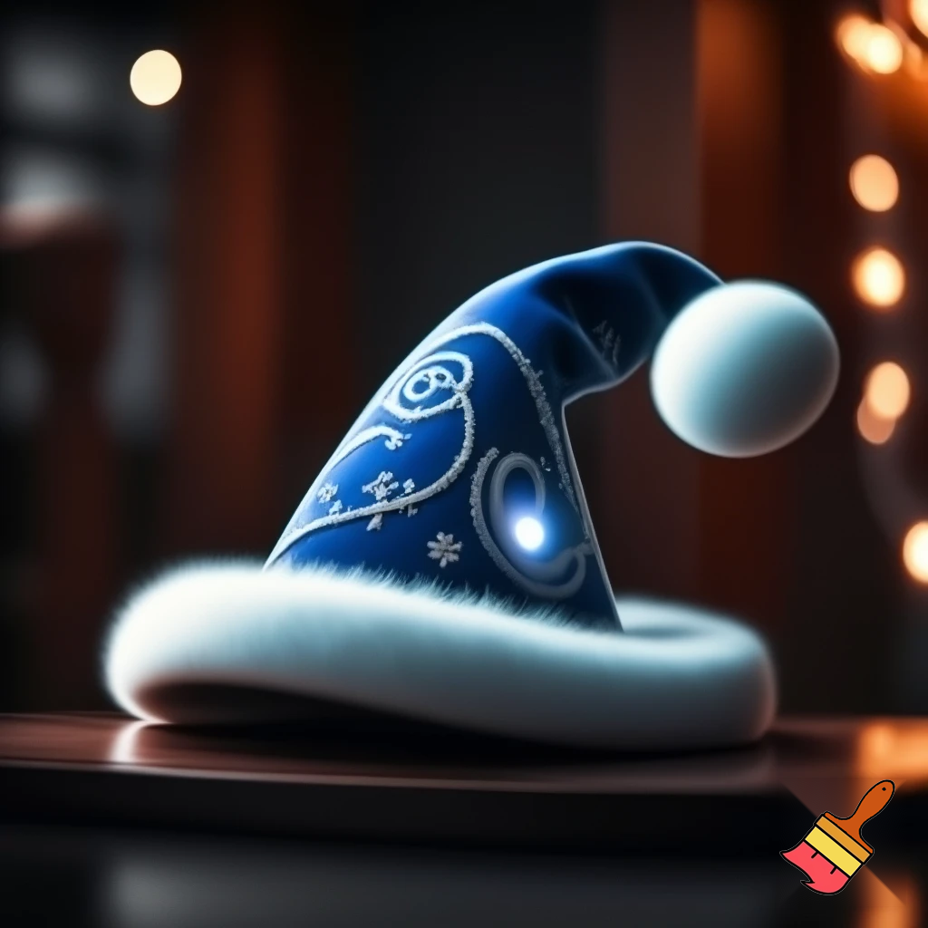 A wizard Christmas hat