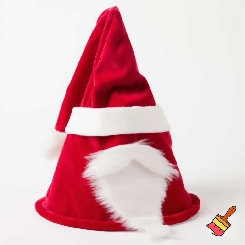 Christmas wizard hat read velvet Santa Claus hat