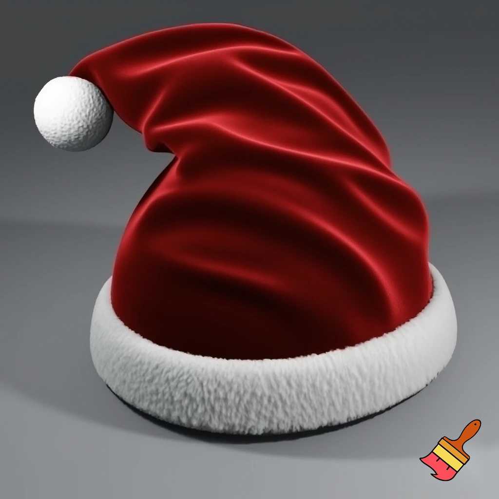 Santa Claus top hat special one special in delicate Santa Claus hat velvet